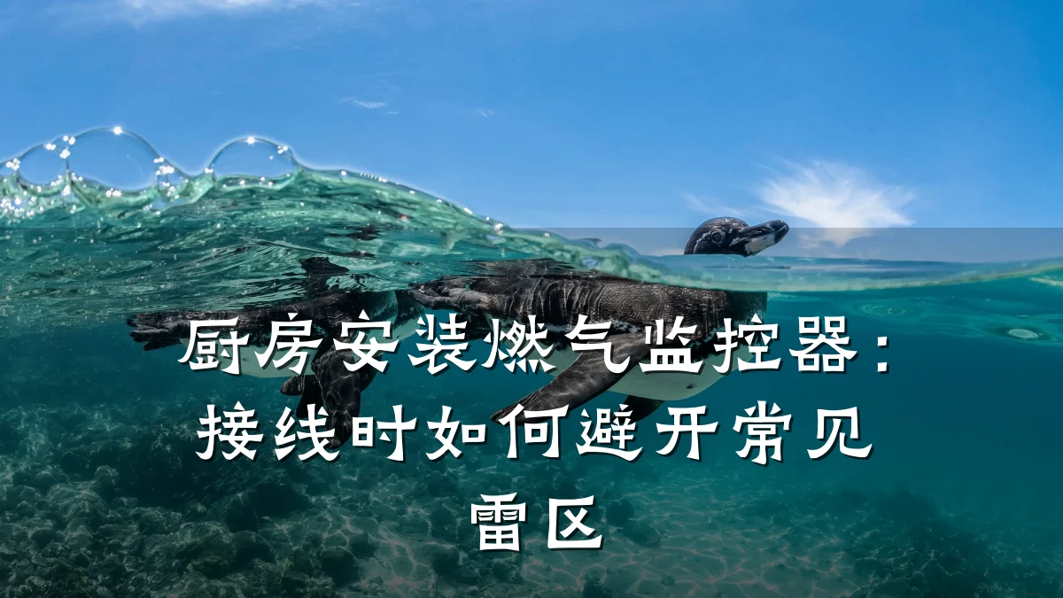 厨房安装燃气监控器:接线时如何避开常见雷区