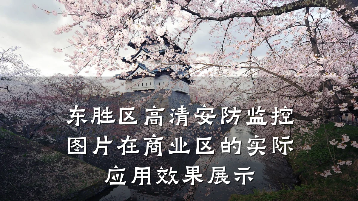 东胜区高清安防监控图片在商业区的实际应用效果展示