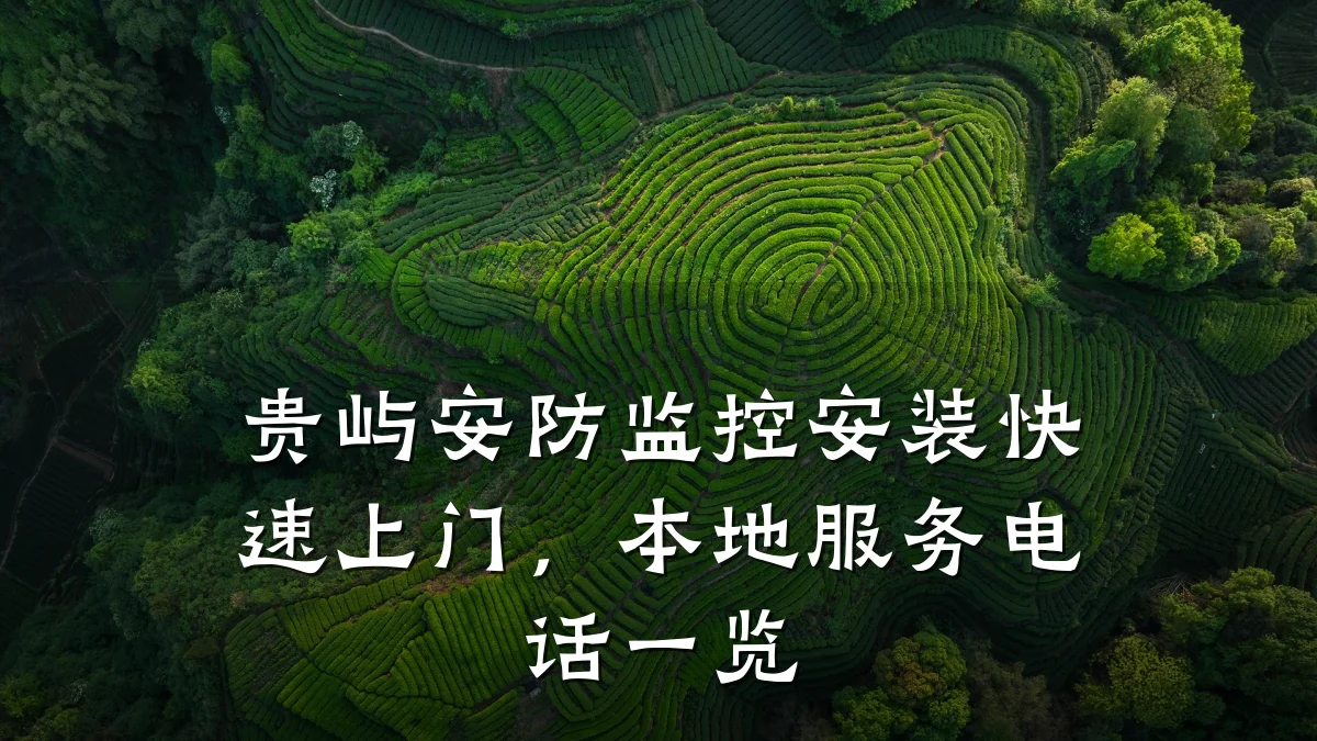 贵屿安防监控安装快速上门,本地服务电话一览