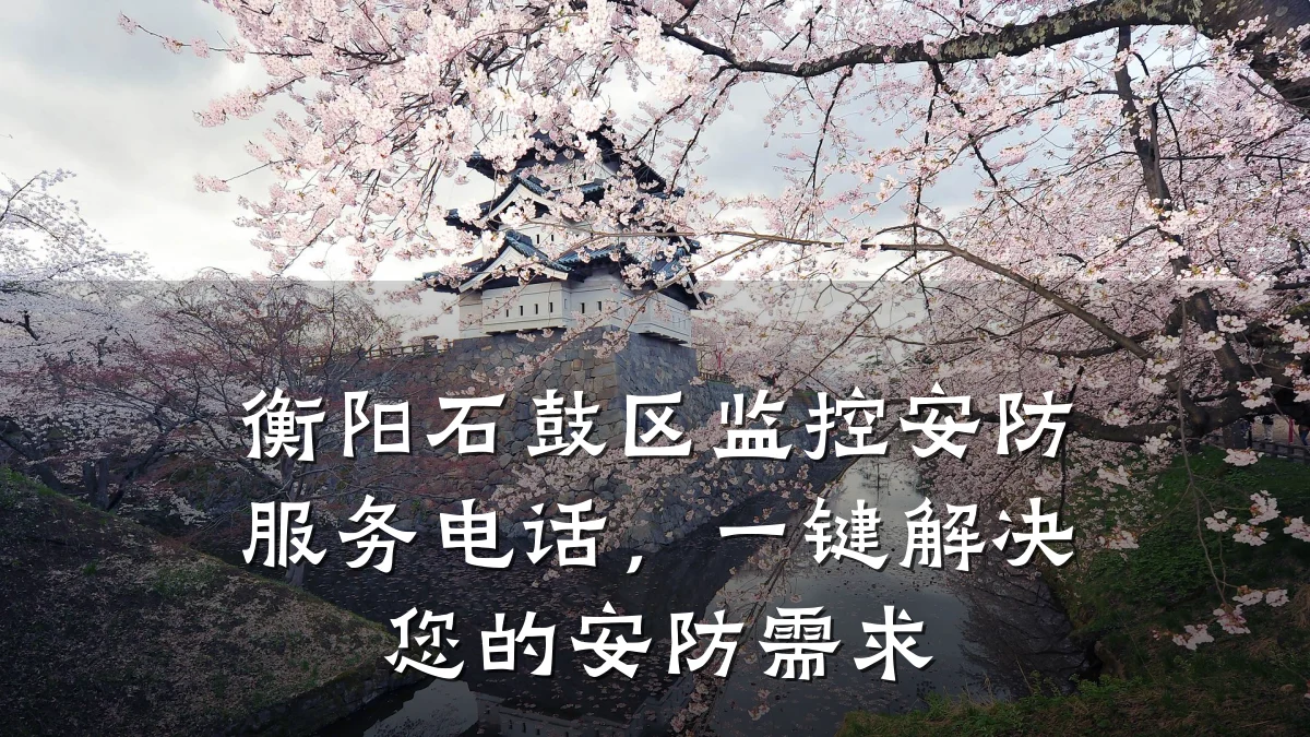 衡阳石鼓区监控安防服务电话,一键解决您的安防需求