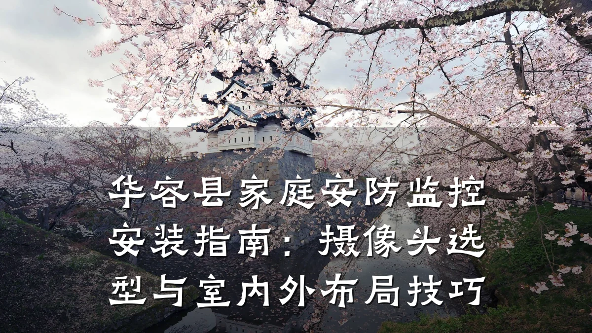 华容县家庭安防监控安装指南:摄像头选型与室内外布局技巧