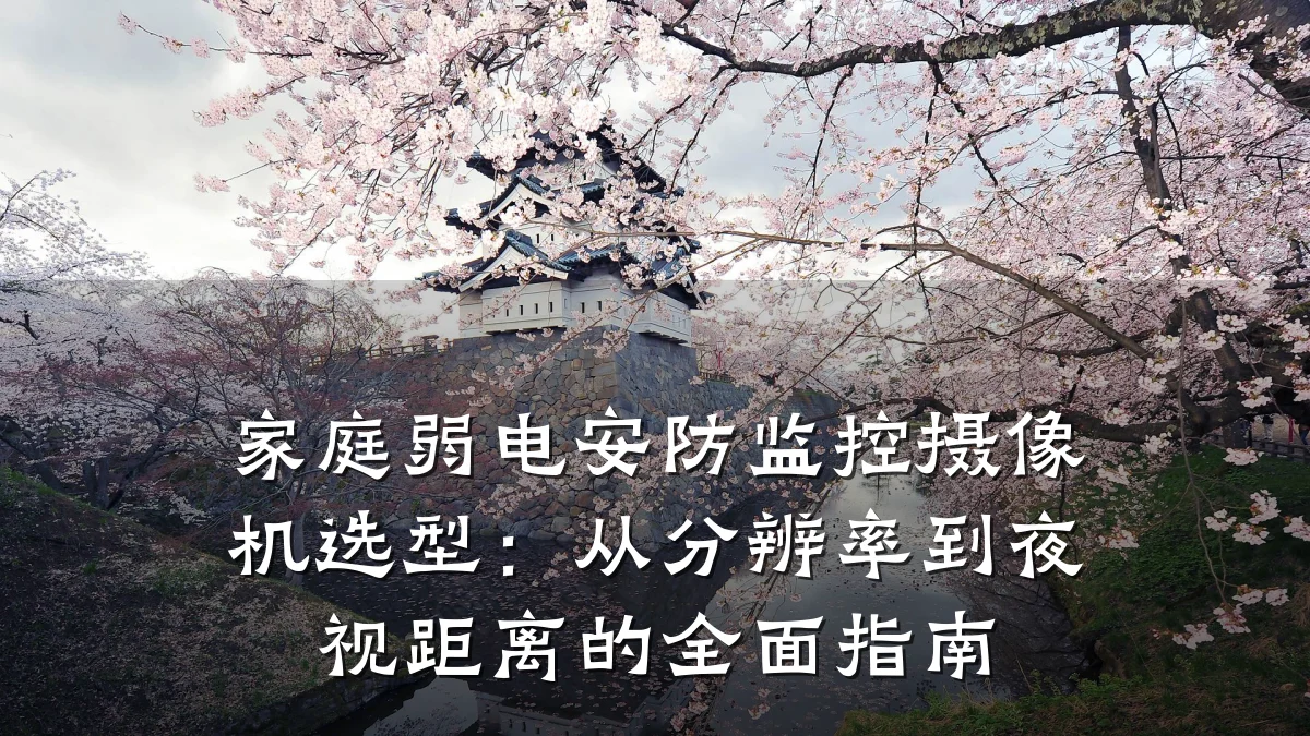 家庭弱电安防监控摄像机选型:从分辨率到夜视距离的全面指南