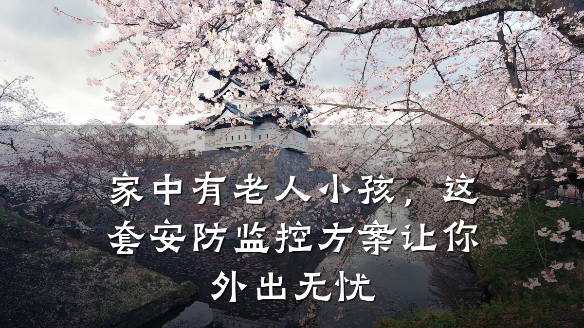 家中有老人小孩,这套安防监控方案让你外出无忧