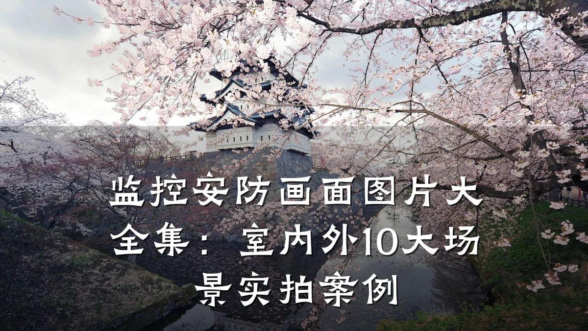 监控安防画面图片大全集:室内外10大场景实拍案例