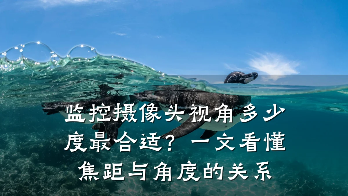 监控摄像头视角多少度最合适?一文看懂焦距与角度的关系