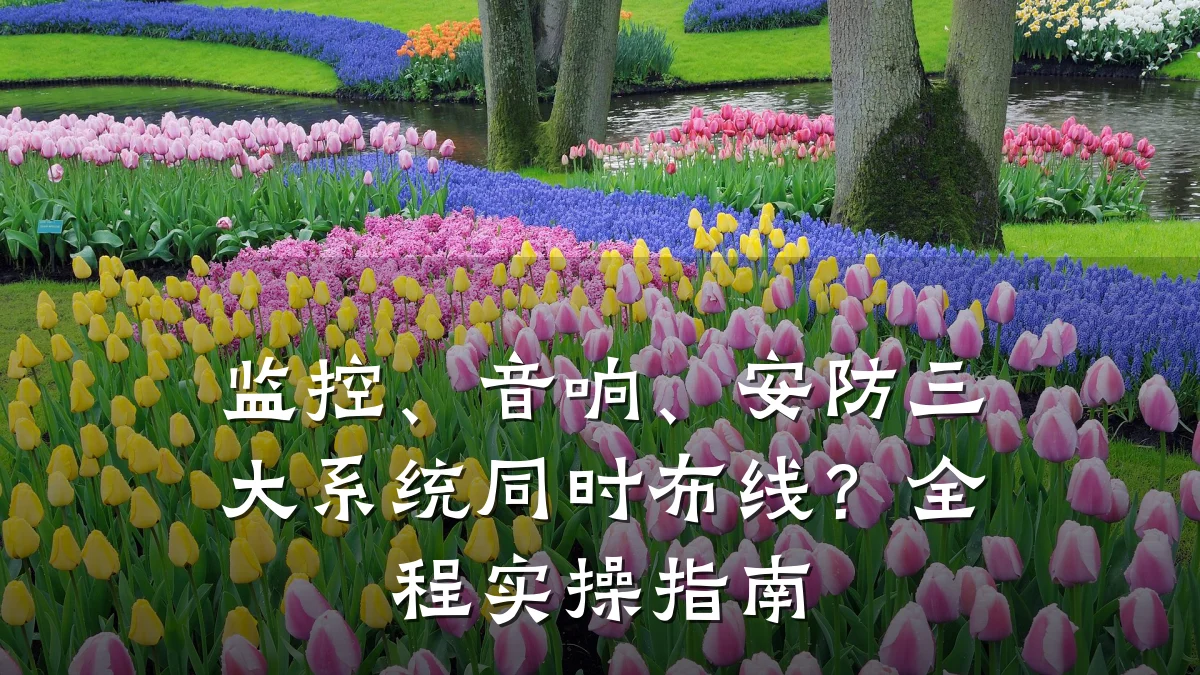 监控、音响、安防三大系统同时布线?全程实操指南