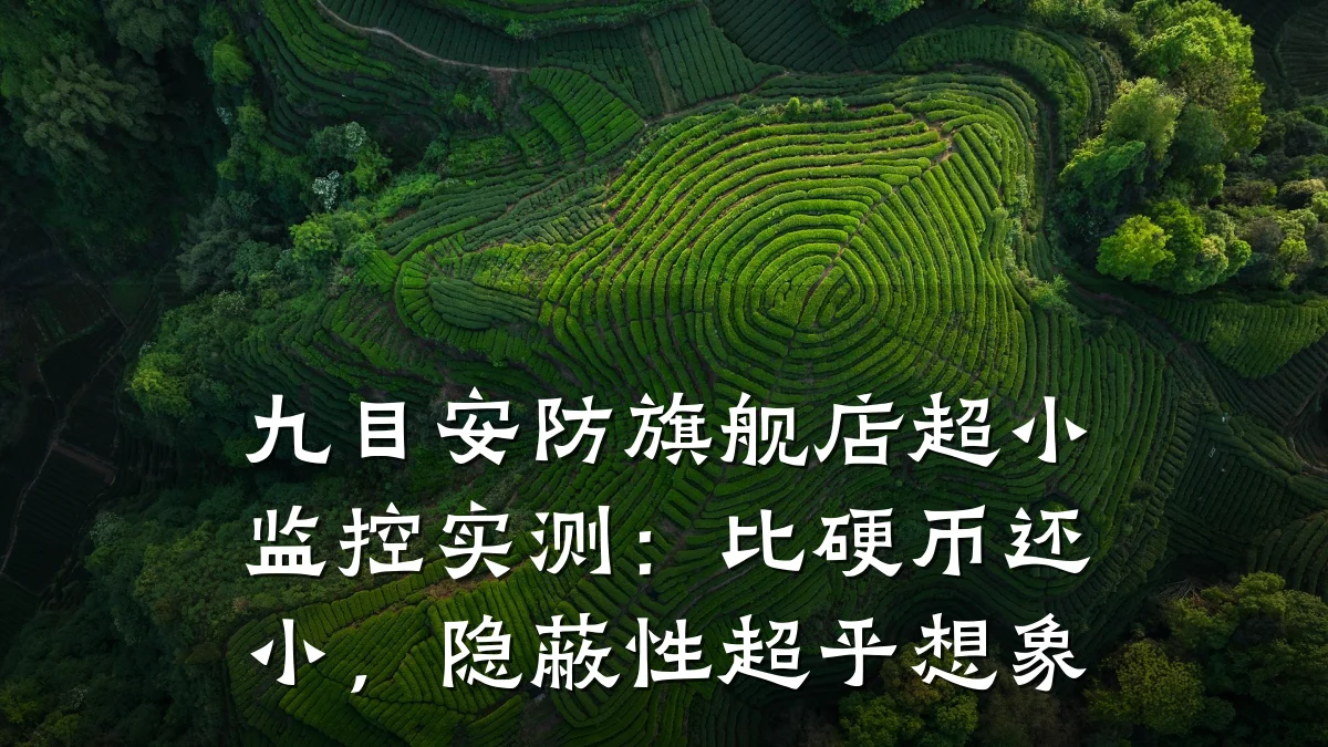 九目安防旗舰店超小监控实测:比硬币还小,隐蔽性超乎想象
