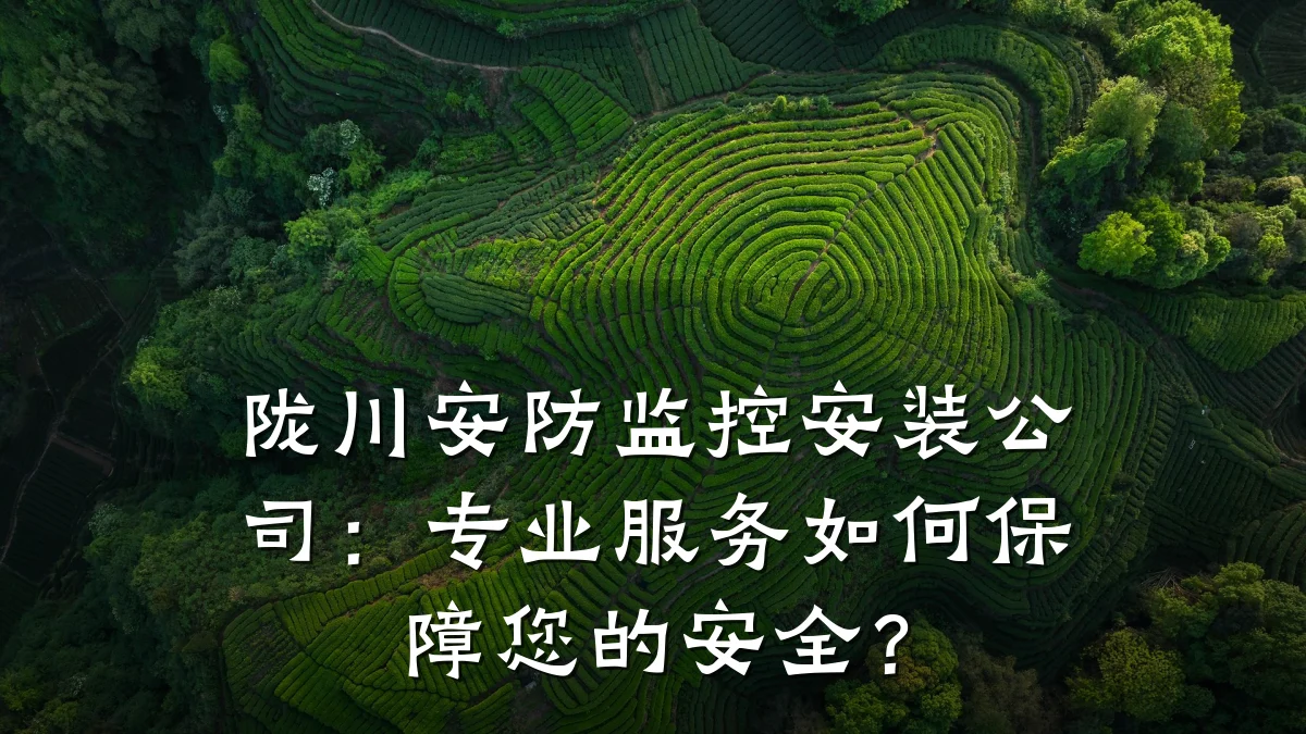 陇川安防监控安装公司:专业服务如何保障您的安全?