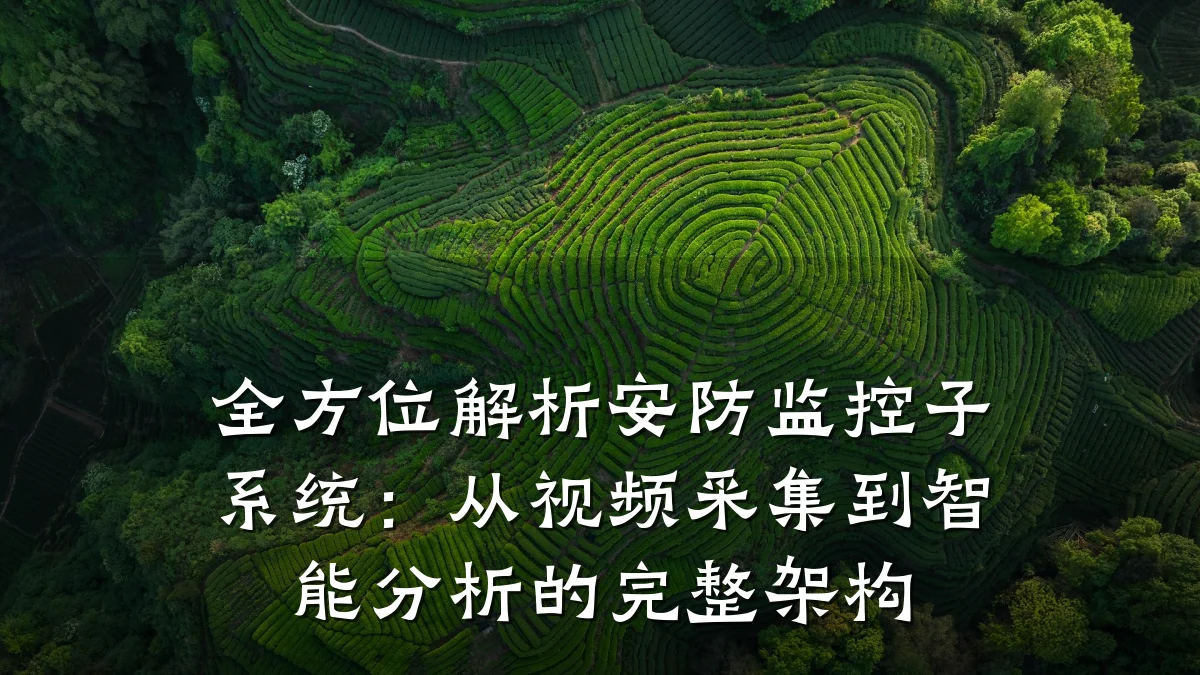全方位解析安防监控子系统：从视频采集到智能分析的完整架构