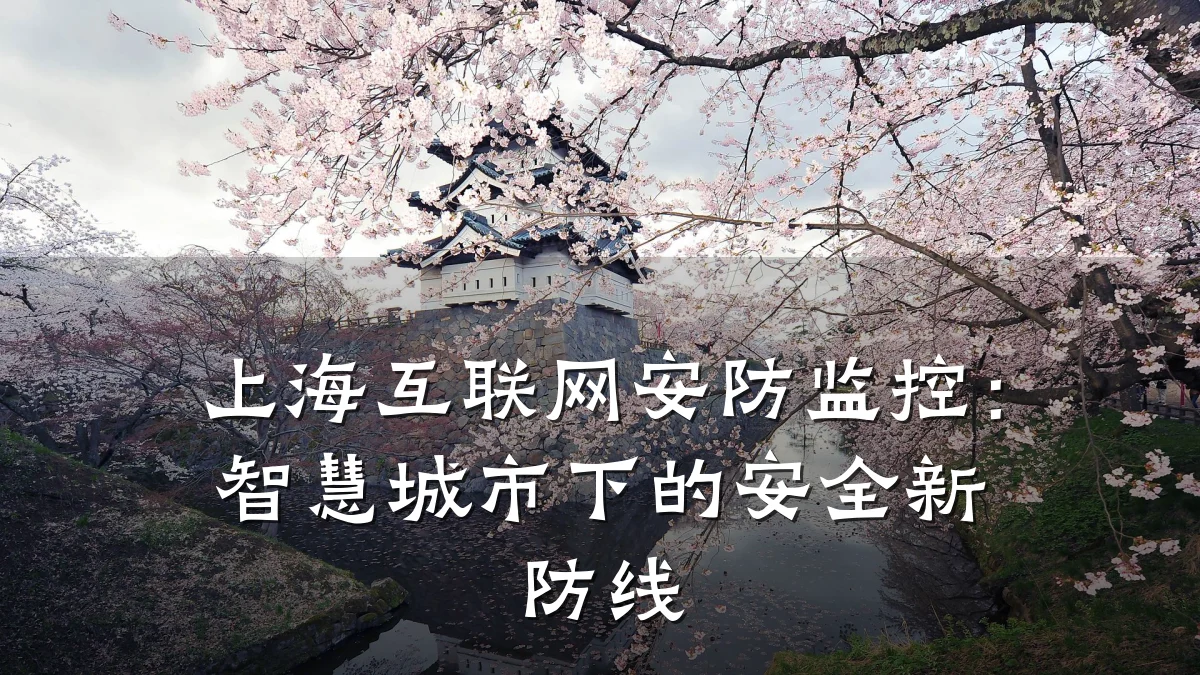上海互联网安防监控:智慧城市下的安全新防线