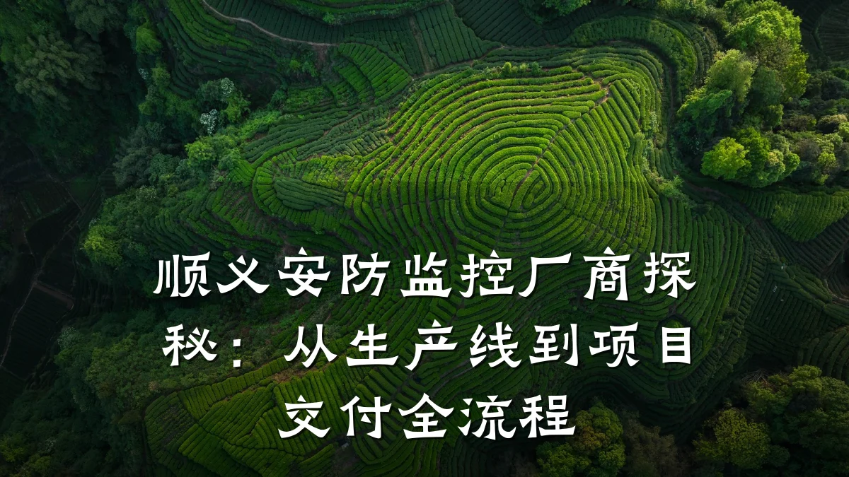 顺义安防监控厂商探秘:从生产线到项目交付全流程