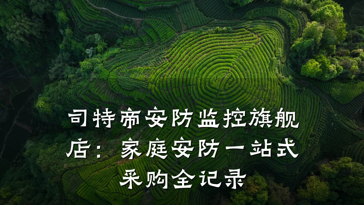 司特帝安防监控旗舰店:家庭安防一站式采购全记录