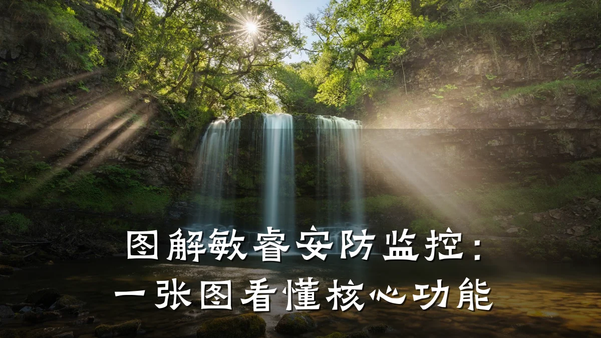 图解敏睿安防监控:一张图看懂核心功能