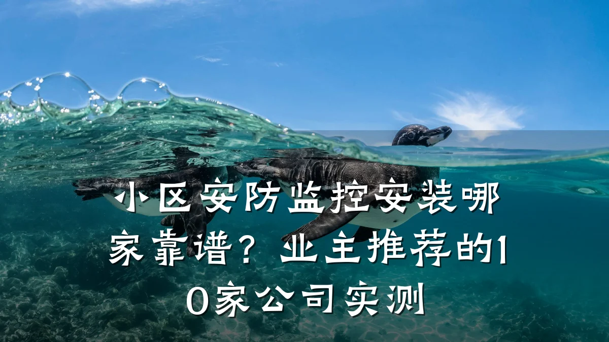 小区安防监控安装哪家靠谱?业主推荐的10家公司实测