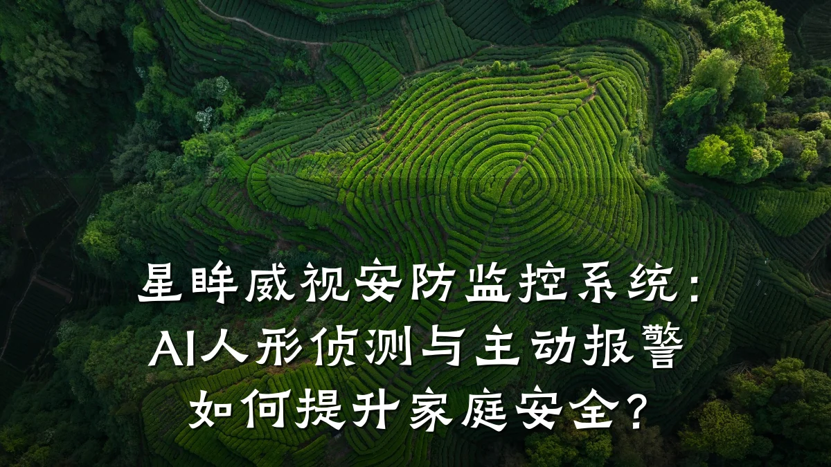 星眸威视安防监控系统:AI人形侦测与主动报警如何提升家庭安全?