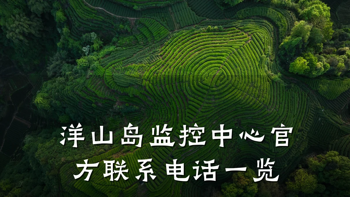 洋山岛监控中心官方联系电话一览