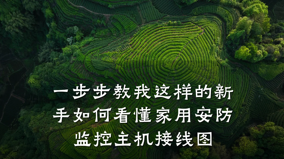 一步步教我这样的新手如何看懂家用安防监控主机接线图