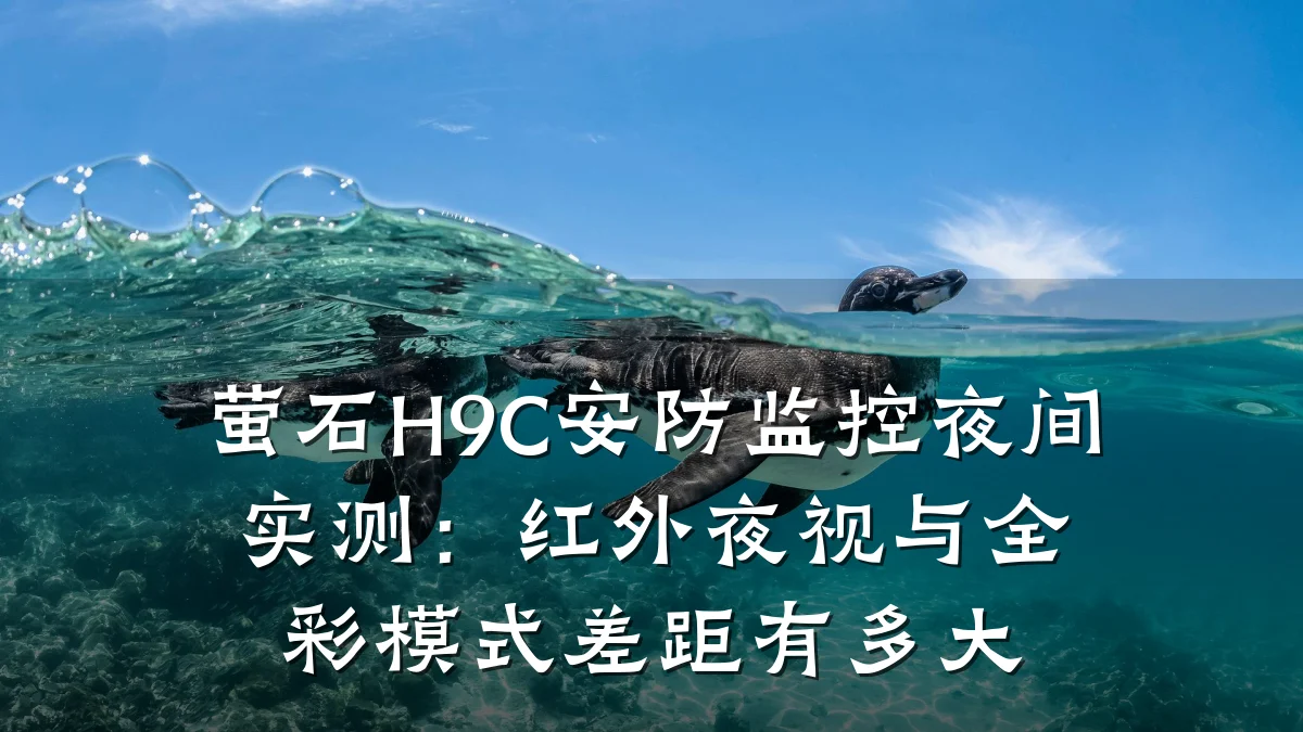 萤石H9C安防监控夜间实测:红外夜视与全彩模式差距有多大