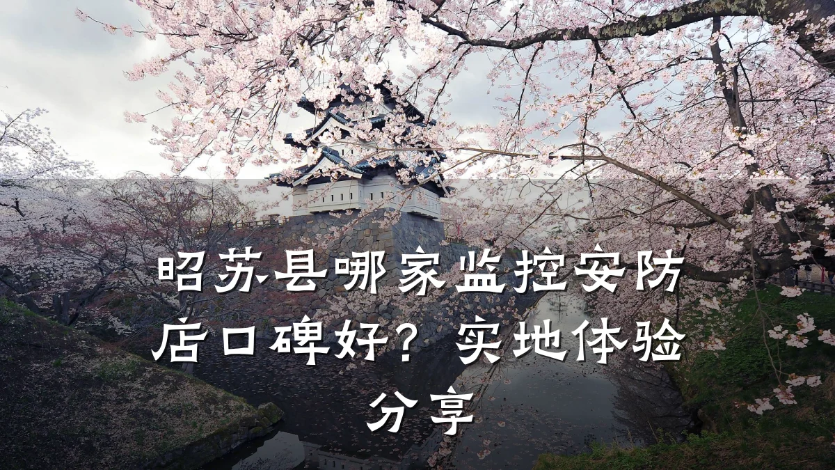 昭苏县哪家监控安防店口碑好?实地体验分享