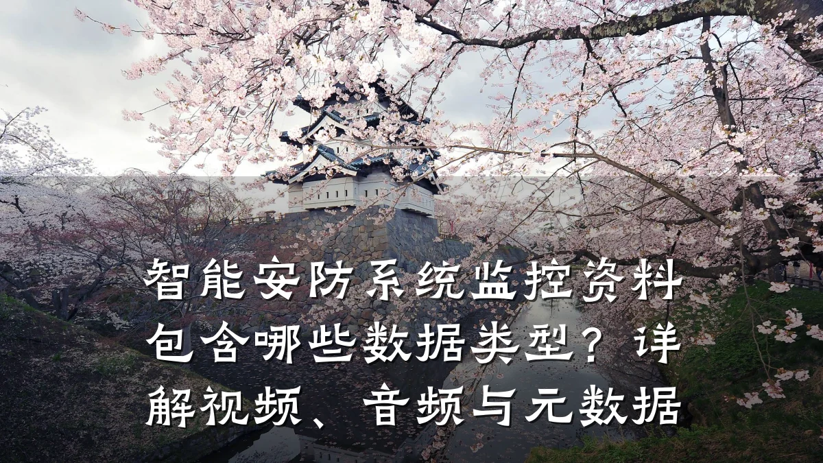 智能安防系统监控资料包含哪些数据类型?详解视频、音频与元数据