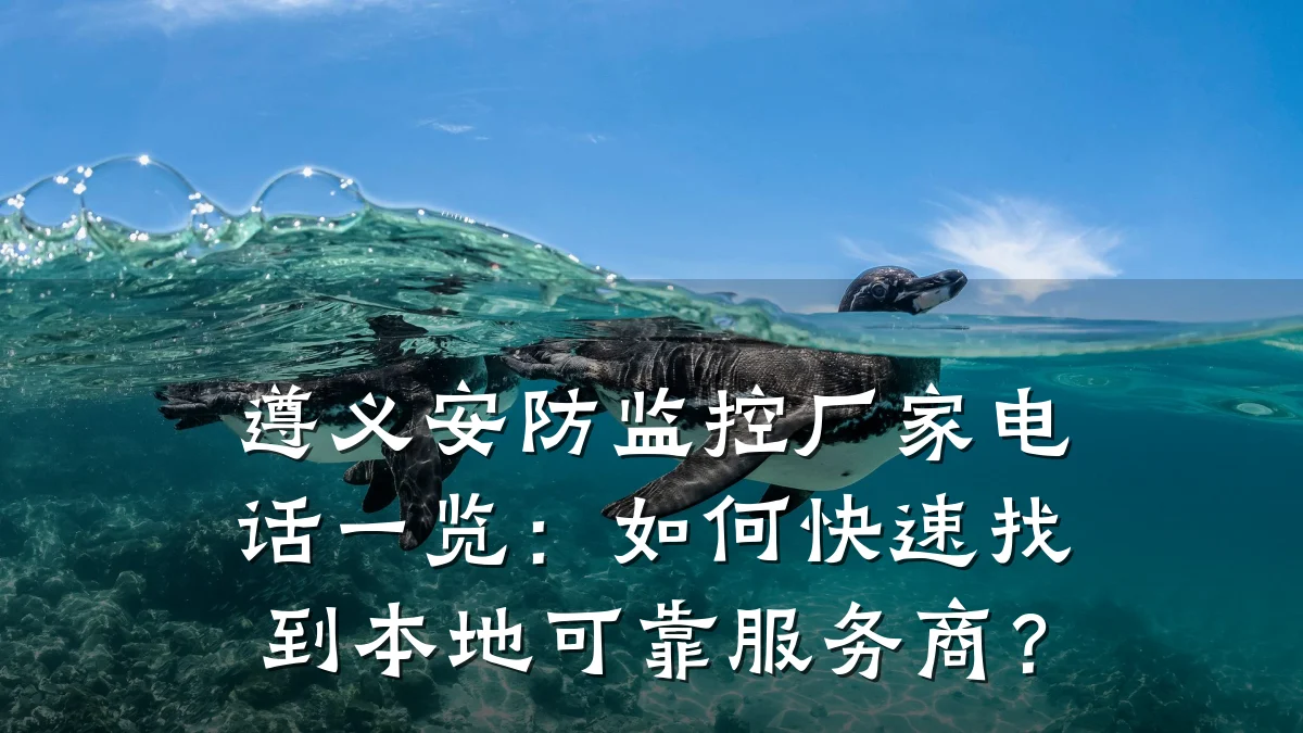 遵义安防监控厂家电话一览:如何快速找到本地可靠服务商?