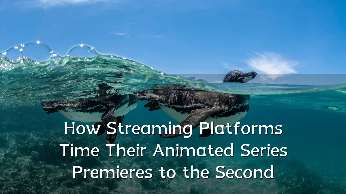 How Streaming Platforms Time Their Animated Series Premieres to the Second